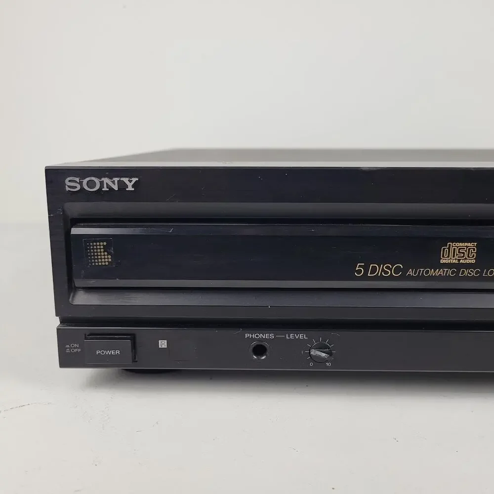 Sony CDP-C500 5 Disc Carousel CD Compact Changer Player Vintage Tested